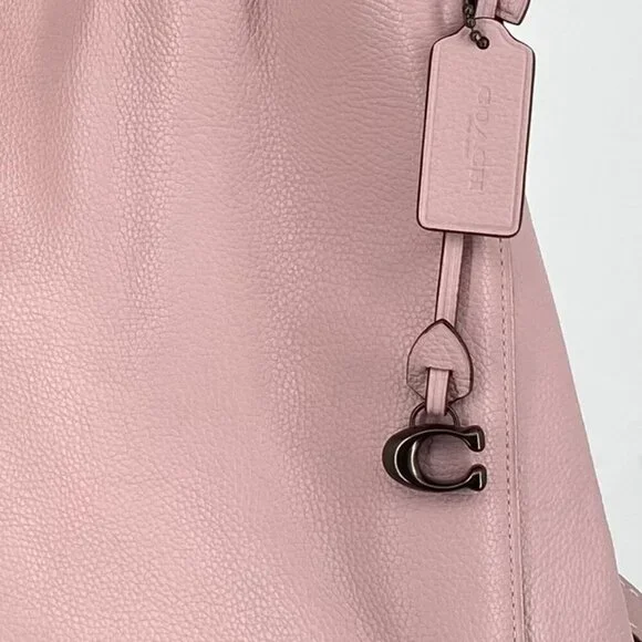 Coach Dalton 31 Leather Shoulder Bag Aurora Pink - Picture 2 of 15